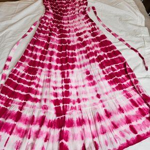 Millenium Sleeveless Tie Dye Maxt Dress Size L